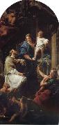 Pompeo Batoni Notre Dame, and the Son in St. John's Nepomuk oil on canvas